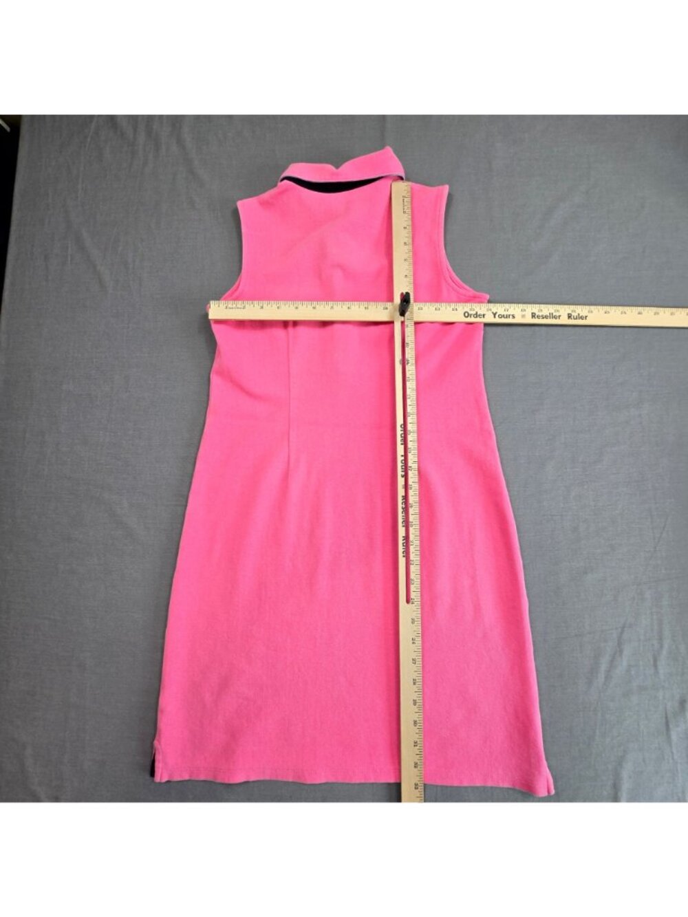 Talbots Womens Small Sleeveless Collared Pink Polo Dress Casual Sporty - Picture 5 of 5